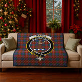 Fraser (of Lovat) Ancient Tartan Crest Quilt